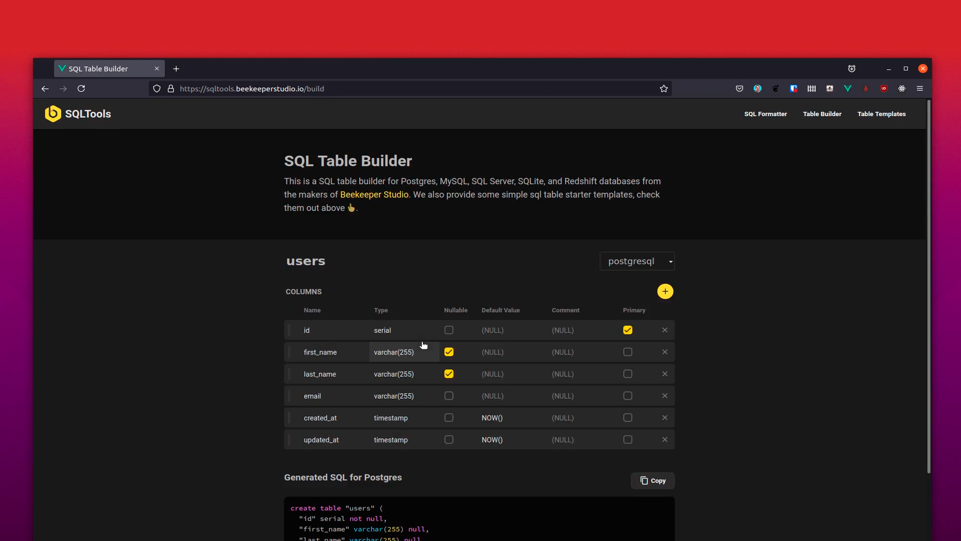 Introducing SQLTools - relational database tools in your browser