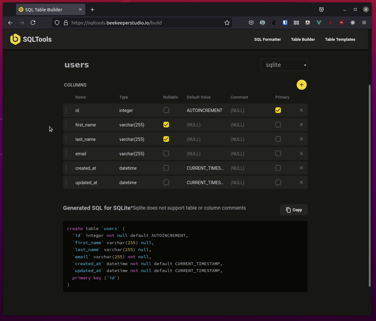 GitHub - beekeeper-studio/beekeeper-studio: Modern and easy to use SQL  client for MySQL, Postgres, SQLite, SQL Server, and more. Linux, MacOS, and  Windows.