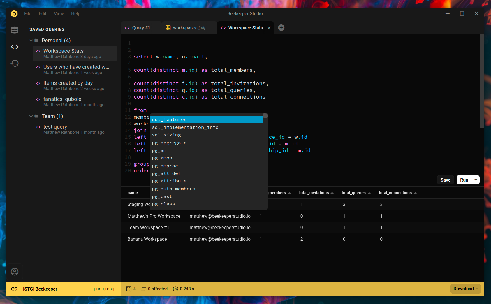 CrowdShakti - Beekeeper Studio is a free and open source SQL editor and  database manager. Beekeeper Studio is cross-platform, and available for  Linux, Mac, and Windows  #BeeKeeperStudio #sql  #database #DatabaseManager #sqlLite #